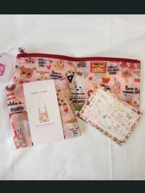 EDEN IN LOVE Foldable Bag, Pouch, and Post It Set